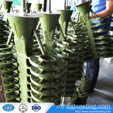 သံမဏိလက်မတန်းလက်နက်နက် spool flange